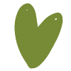 Image of a little green heart illustration