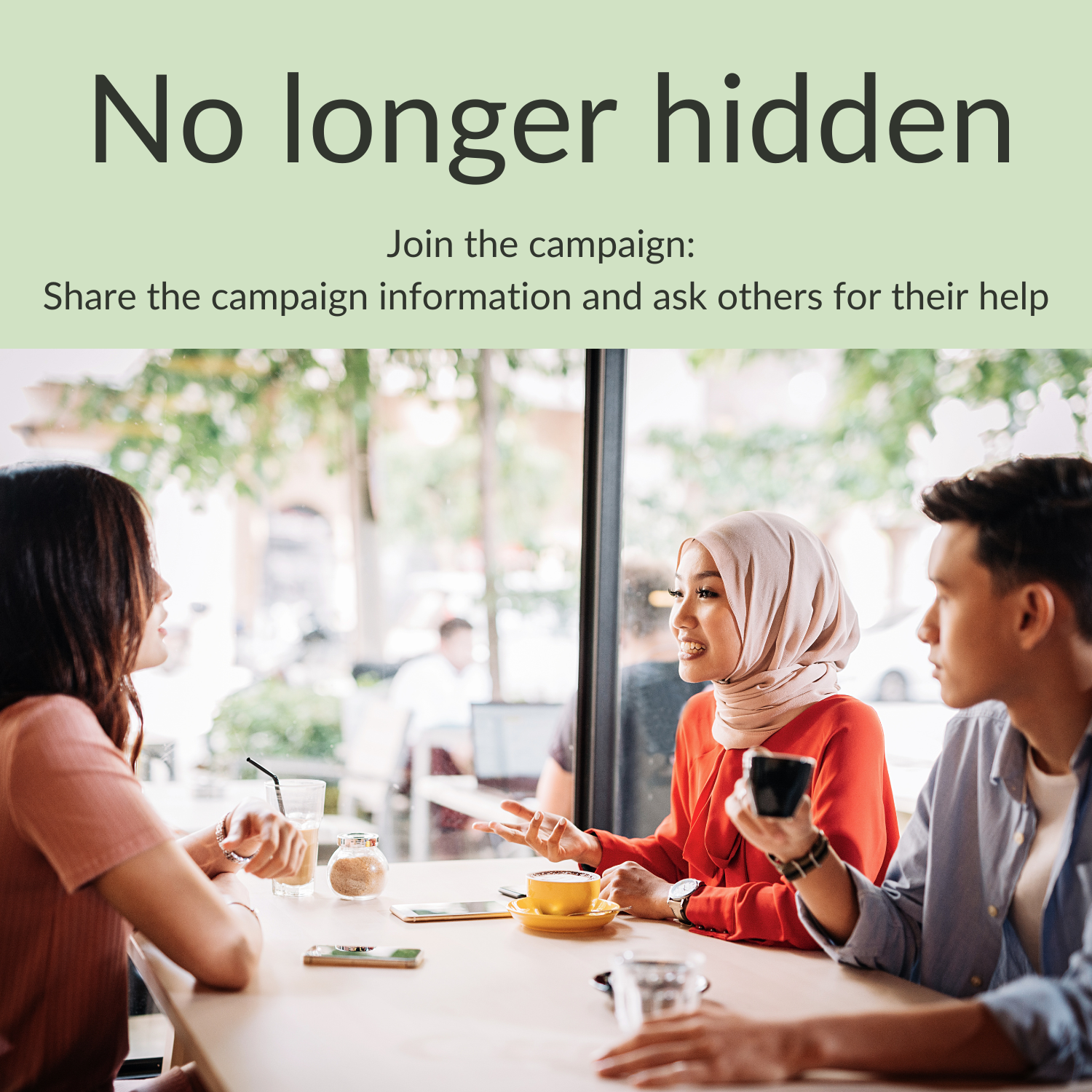 Join the campaign - share the news with friends